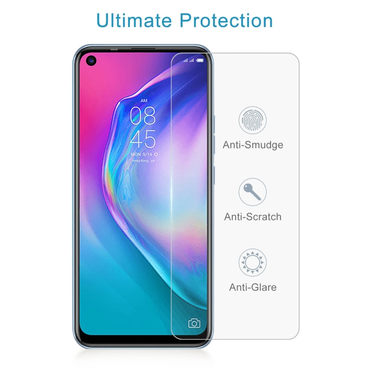 50 PCS 0.26mm 9H 2.5D Tempered Glass Film For Tecno Camon 15 Air