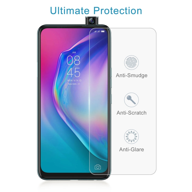 50 PCS 0.26mm 9H 2.5D Tempered Glass Film For Tecno Camon 15 Premier