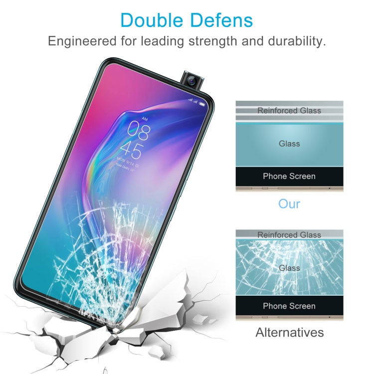 50 PCS 0.26mm 9H 2.5D Tempered Glass Film For Tecno Camon 15 Premier