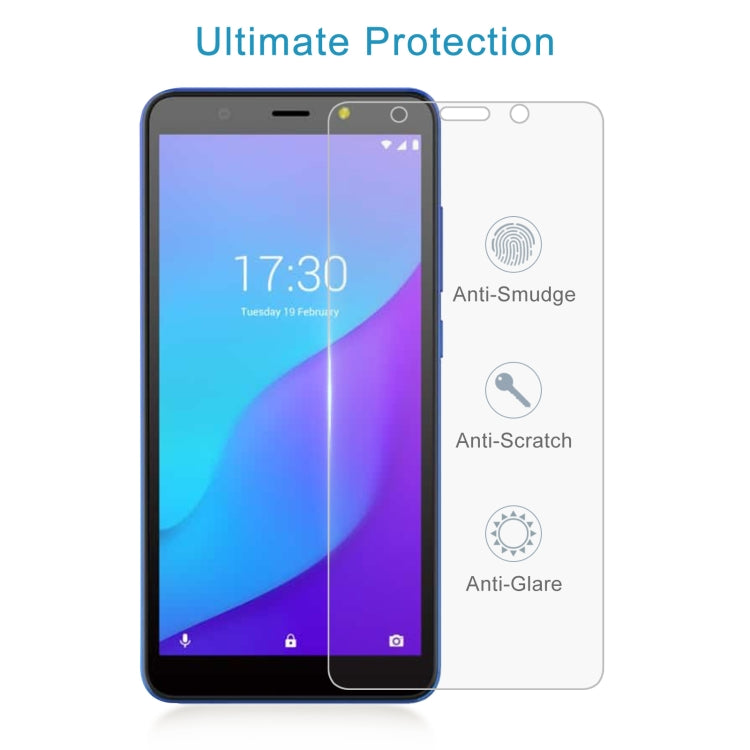 50 PCS 0.26mm 9H 2.5D Tempered Glass Film For Tecno Pop 3