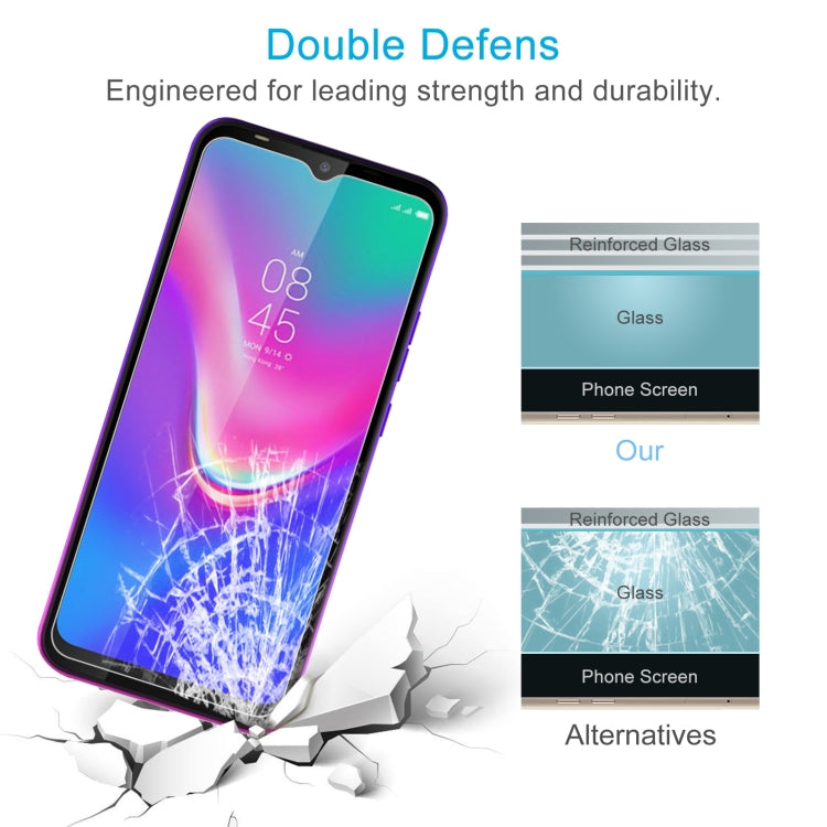 50 PCS 0.26mm 9H 2.5D Tempered Glass Film For Tecno Pop 3 Plus
