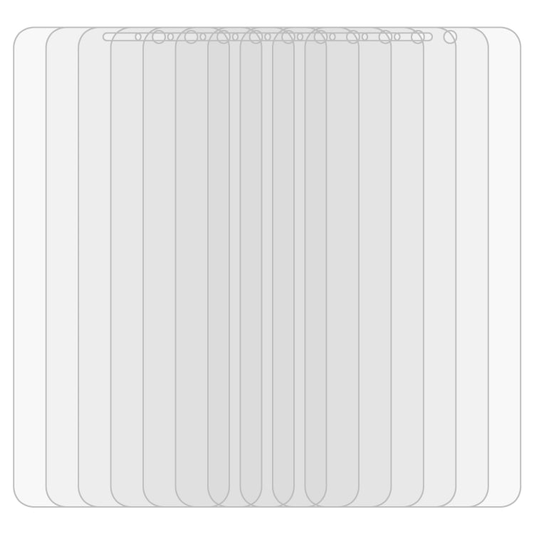 50 PCS 0.26mm 9H 2.5D Tempered Glass Film For Ulefone P6000 Plus