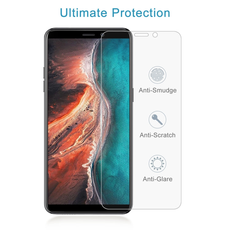 50 PCS 0.26mm 9H 2.5D Tempered Glass Film For Ulefone P6000 Plus