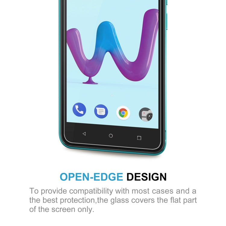 50 PCS 0.26mm 9H 2.5D Tempered Glass Film For Wiko Sunny3