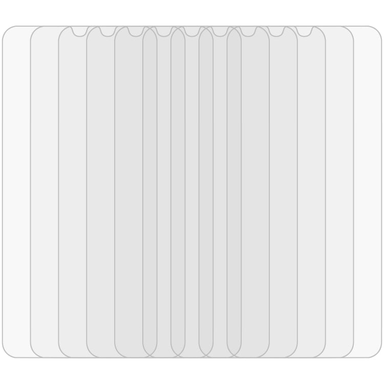 50 PCS 0.26mm 9H 2.5D Tempered Glass Film For ZTE Axon 10 Pro 5G