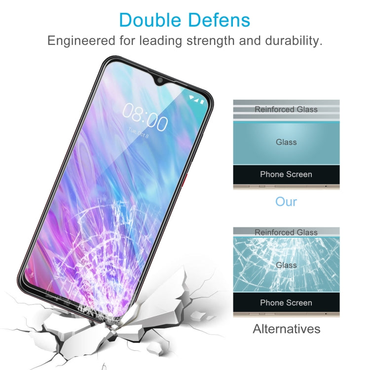 50 PCS 0.26mm 9H 2.5D Tempered Glass Film For ZTE Blade 20