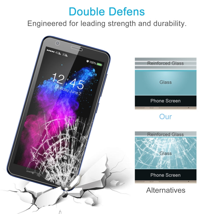 50 PCS 0.26mm 9H 2.5D Tempered Glass Film For ZTE Blade A3 2019