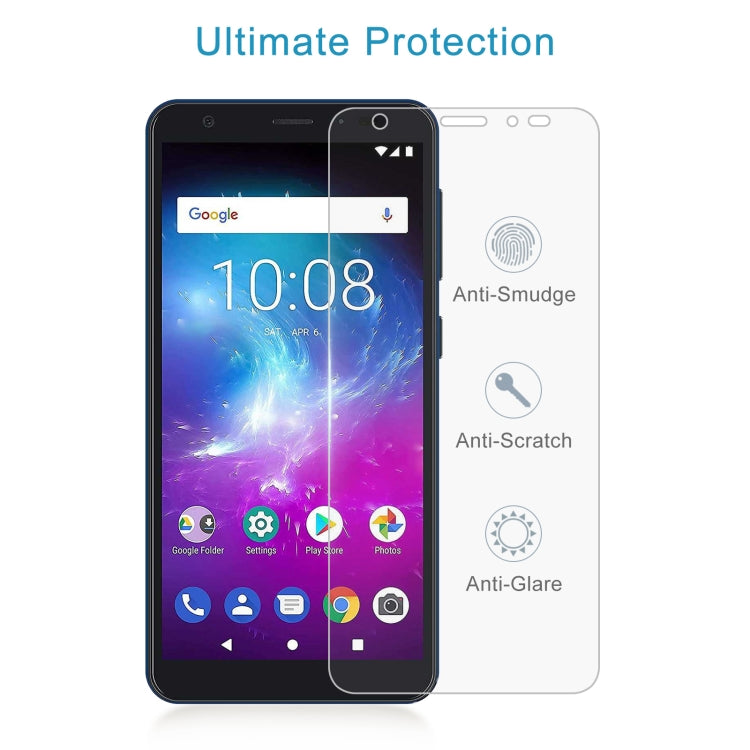50 PCS 0.26mm 9H 2.5D Tempered Glass Film For ZTE Blade A5 2019