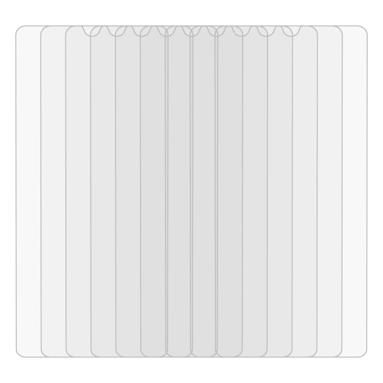 50 PCS 0.26mm 9H 2.5D Tempered Glass Film For ZTE Blade A5 2020