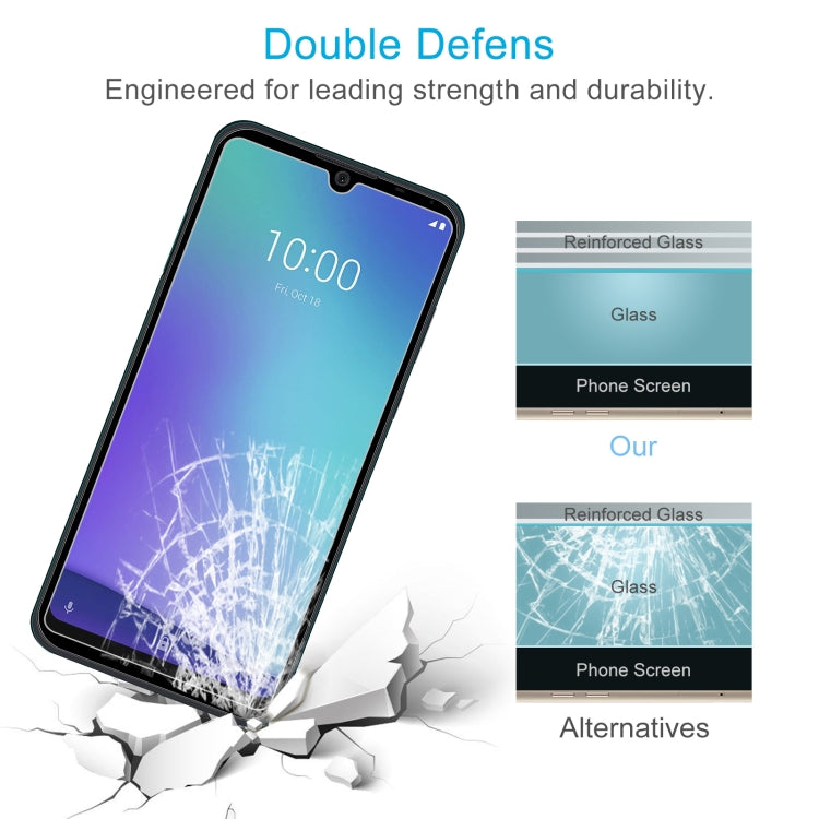 50 PCS 0.26mm 9H 2.5D Tempered Glass Film For ZTE Blade A5 2020