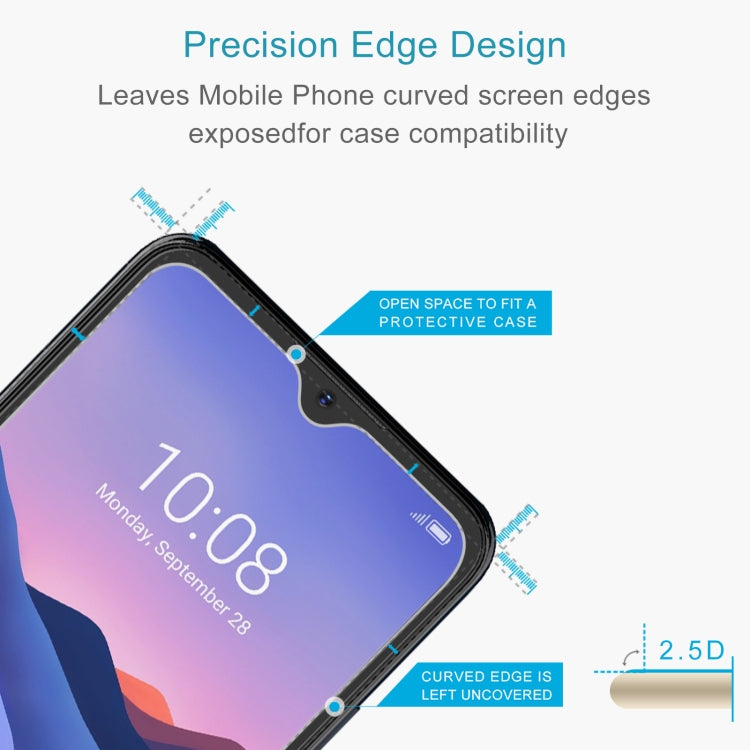 50 PCS 0.26mm 9H 2.5D Tempered Glass Film For ZTE Blade V20 Smart