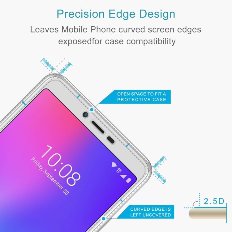 50 PCS 0.26mm 9H 2.5D Tempered Glass Film For ZTE Libero S10