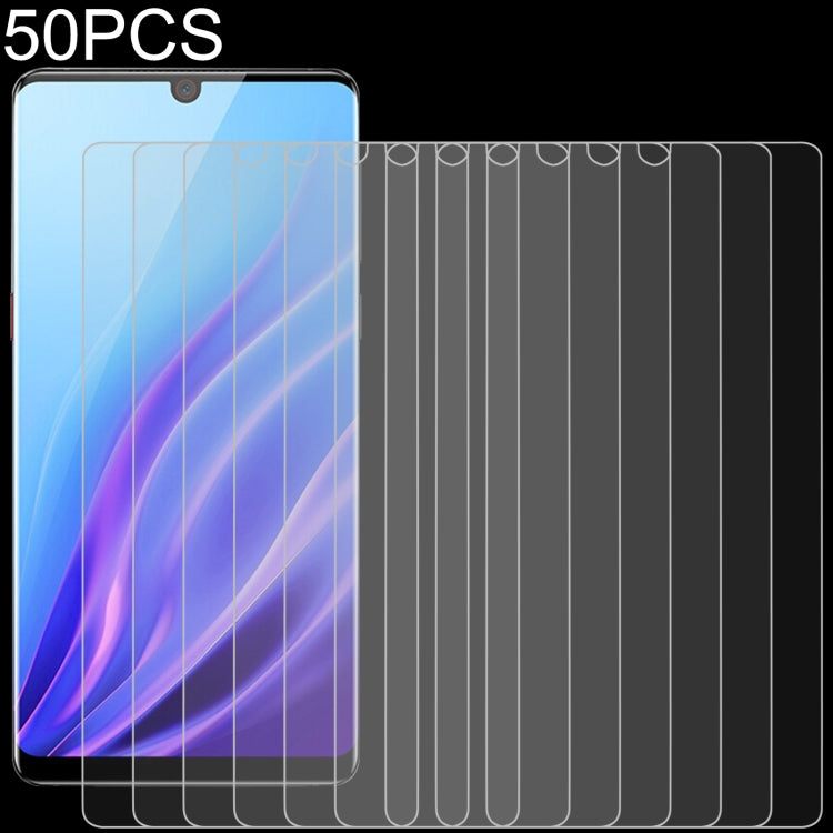 50 PCS 0.26mm 9H 2.5D Tempered Glass Film For ZTE nubia Z18