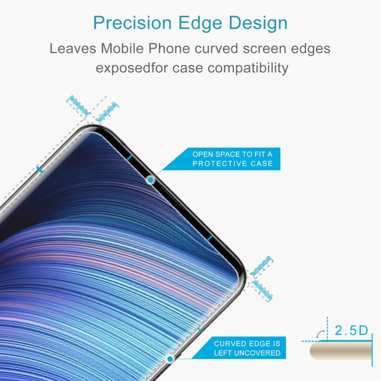 50 PCS 0.26mm 9H 2.5D Tempered Glass Film For ZTE nubia Z20