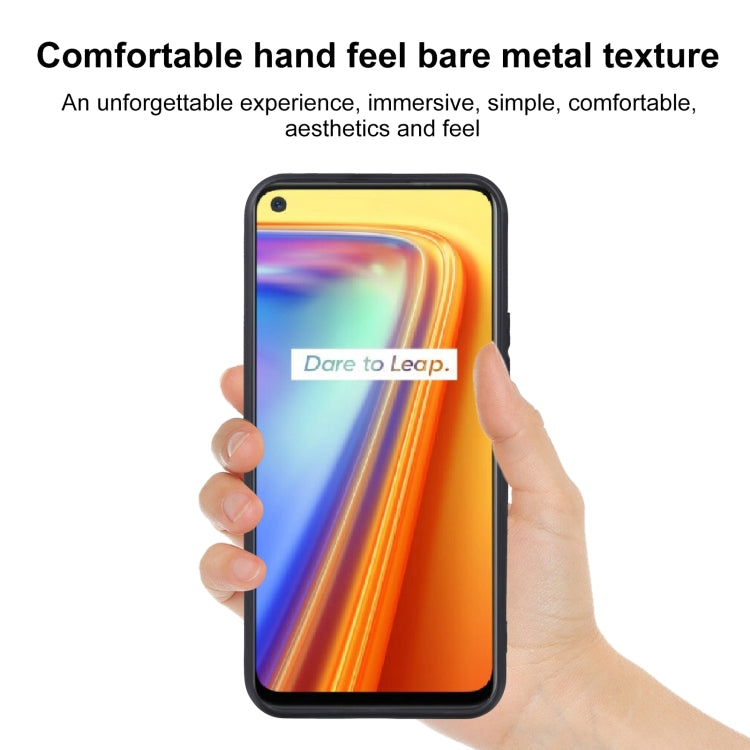 TPU Phone Case For OPPO Realme 7 Asia(Frosted Black)