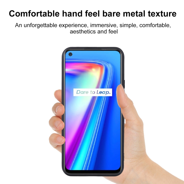 TPU Phone Case For OPPO Realme 7 Global(Frosted Black)