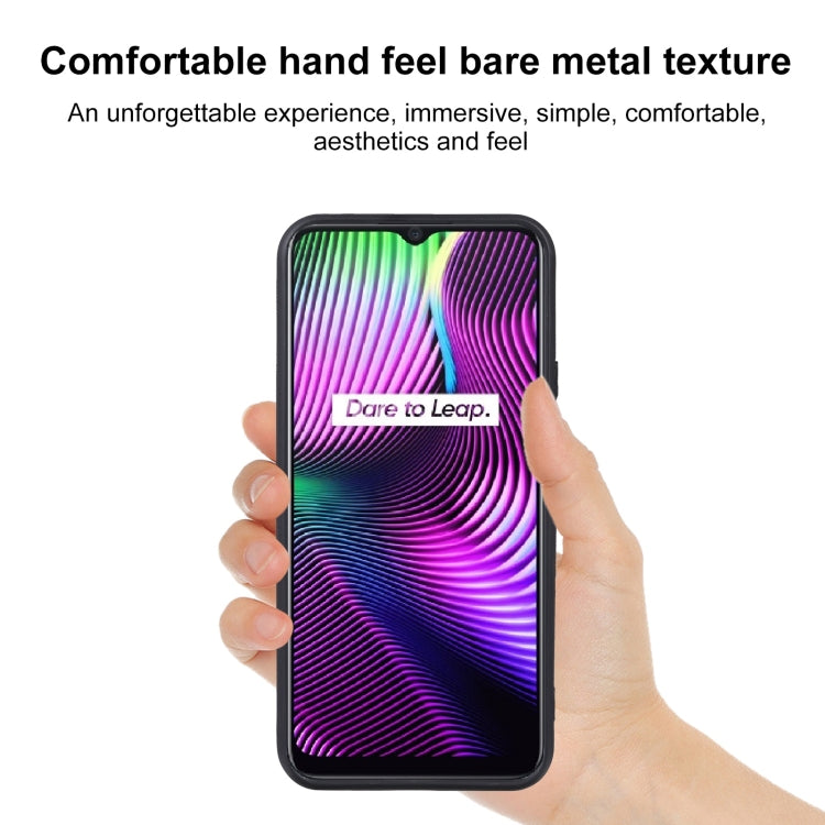TPU Phone Case For OPPO Realme 7i Global(Frosted Black)