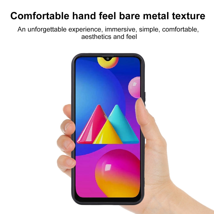 TPU Phone Case For Samsung Galaxy M02s(Frosted Black)