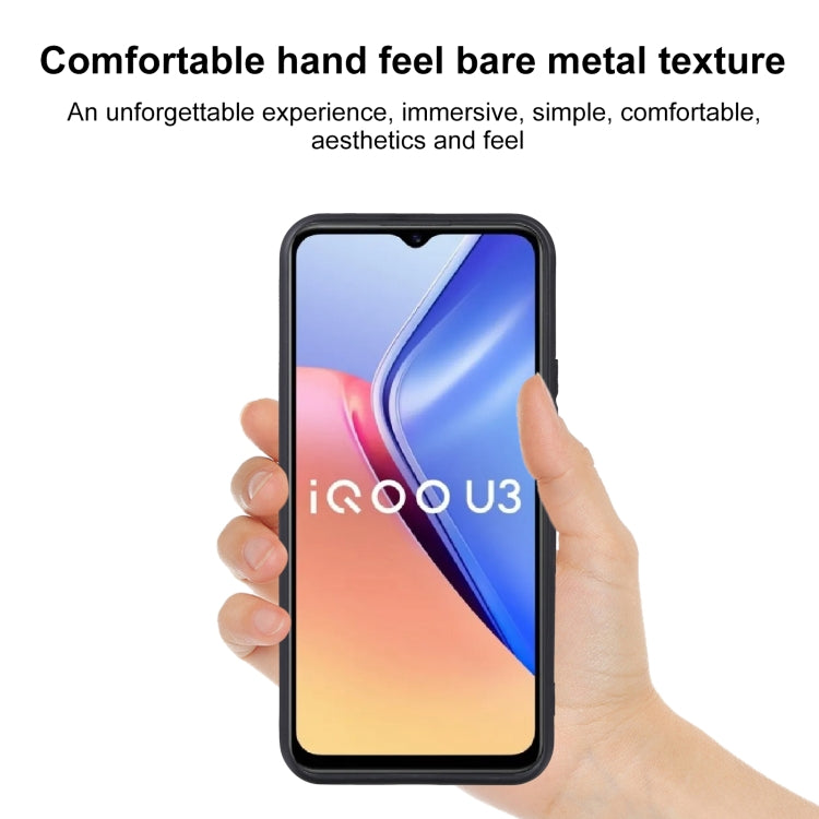TPU Phone Case For vivo iQOO U3(Frosted Black)