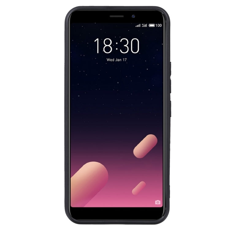 TPU Phone Case For Meizu M6s(Pudding Black)