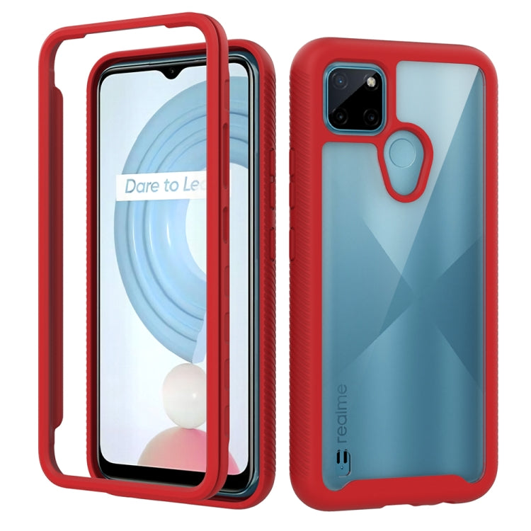 For OPPO Realme C21Y Starry Sky Solid Color Series Shockproof PC + TPU Phone Case