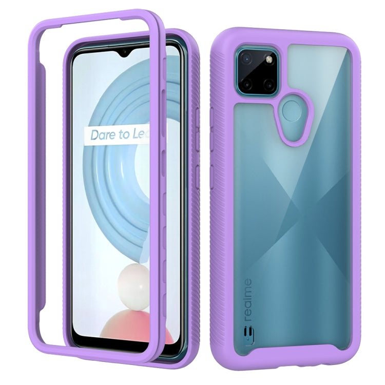 For OPPO Realme C21Y Starry Sky Solid Color Series Shockproof PC + TPU Phone Case