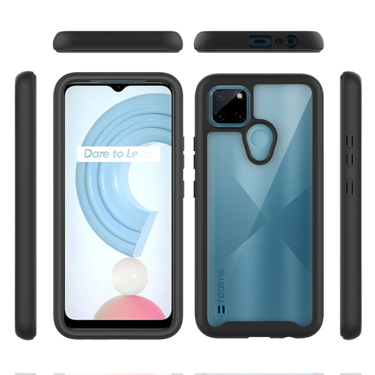 For OPPO Realme C21Y Starry Sky Solid Color Series Shockproof PC + TPU Phone Case
