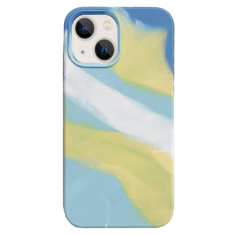 For iPhone 13 Colorful Liquid Silicone Phone Case