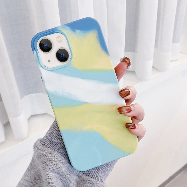 For iPhone 13 Colorful Liquid Silicone Phone Case