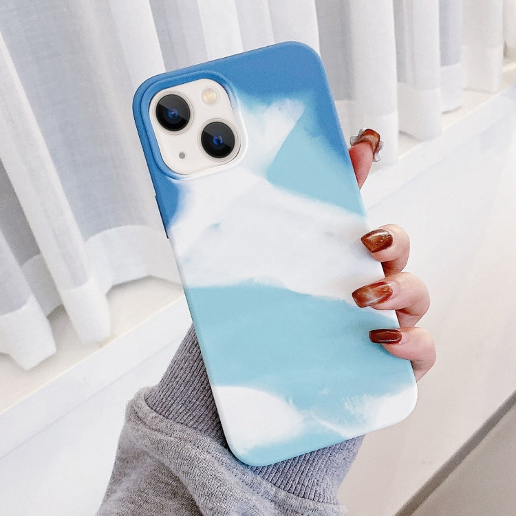 For iPhone 13 Colorful Liquid Silicone Phone Case