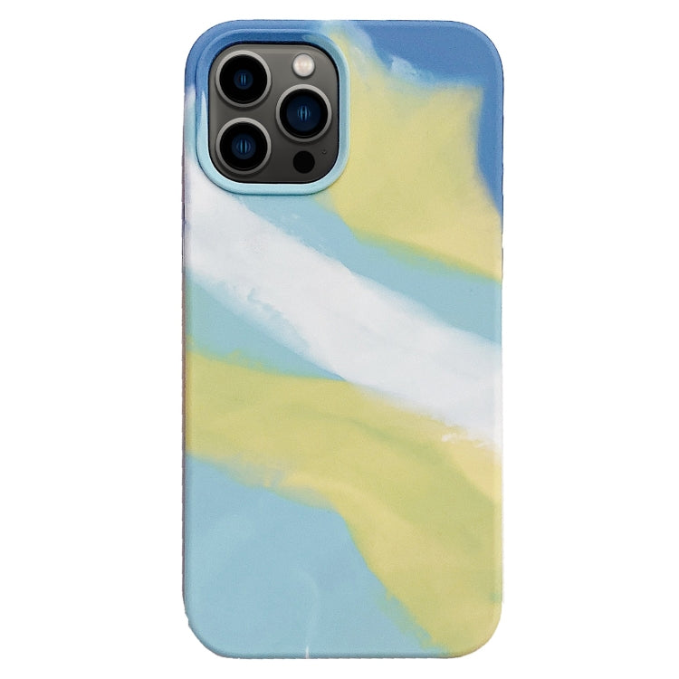 For iPhone 13 Pro Colorful Liquid Silicone Phone Case