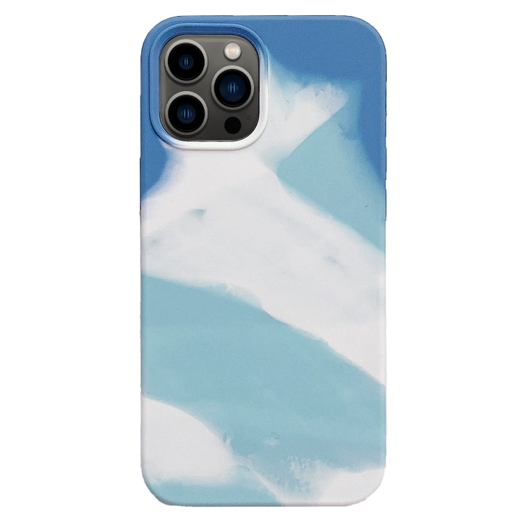 For iPhone 13 Pro Colorful Liquid Silicone Phone Case