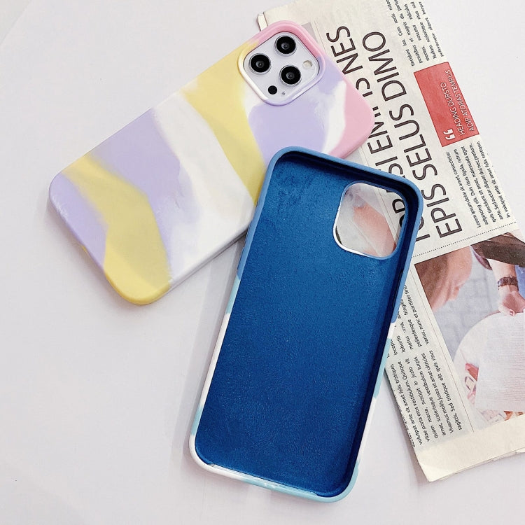 For iPhone 13 Pro Colorful Liquid Silicone Phone Case
