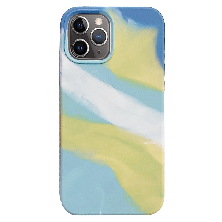 For iPhone 11 Pro Max Colorful Liquid Silicone Phone Case