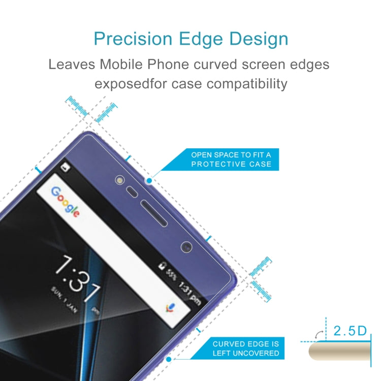 10 PCS 0.26mm 9H 2.5D Tempered Glass Film For Doogee BL7000