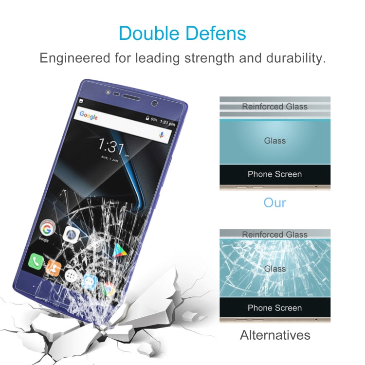 10 PCS 0.26mm 9H 2.5D Tempered Glass Film For Doogee BL7000