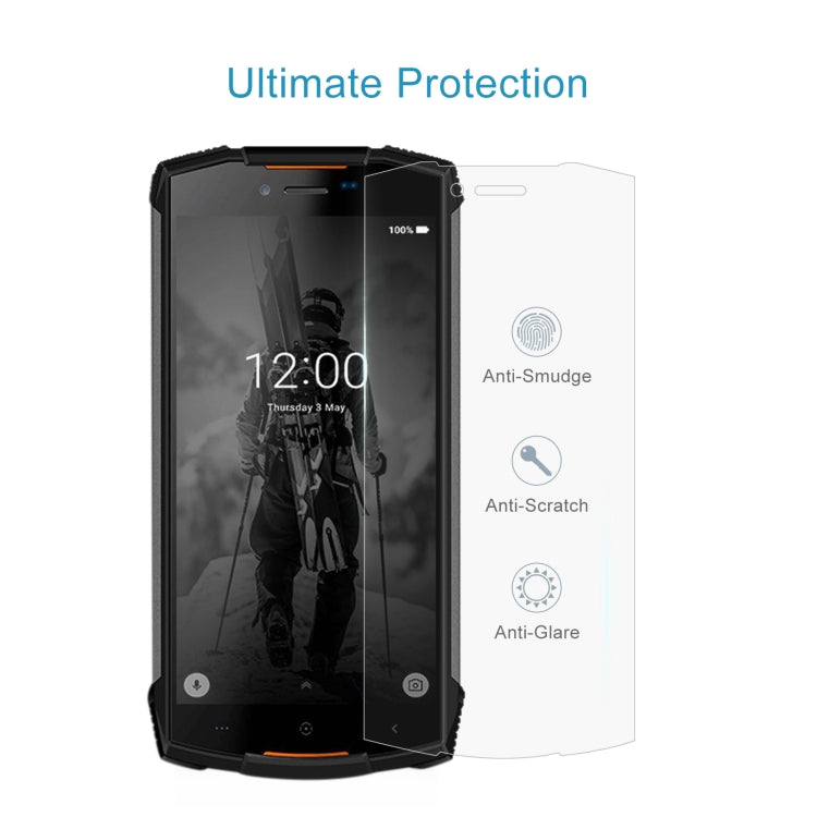 10 PCS 0.26mm 9H 2.5D Tempered Glass Film For Doogee S55 Lite