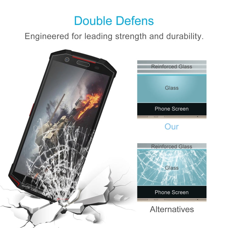 10 PCS 0.26mm 9H 2.5D Tempered Glass Film For Doogee S70 Lite