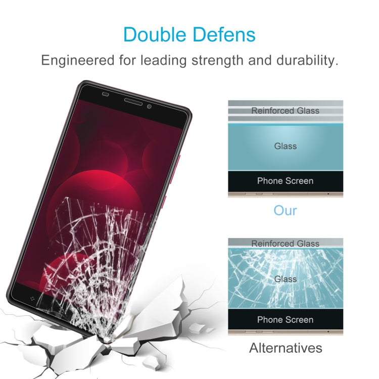 10 PCS 0.26mm 9H 2.5D Tempered Glass Film For Elephone C1 Max
