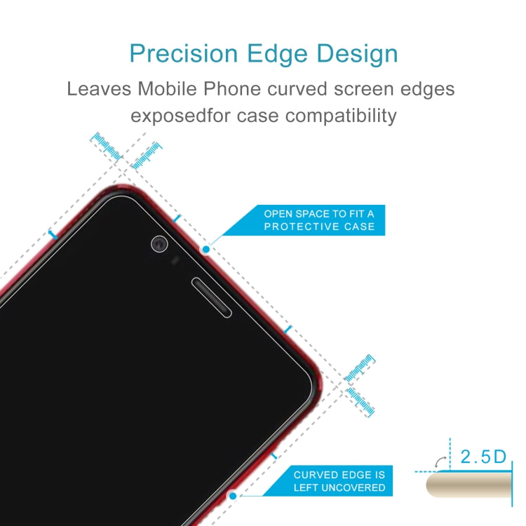 10 PCS 0.26mm 9H 2.5D Tempered Glass Film For Elephone P8 Mini