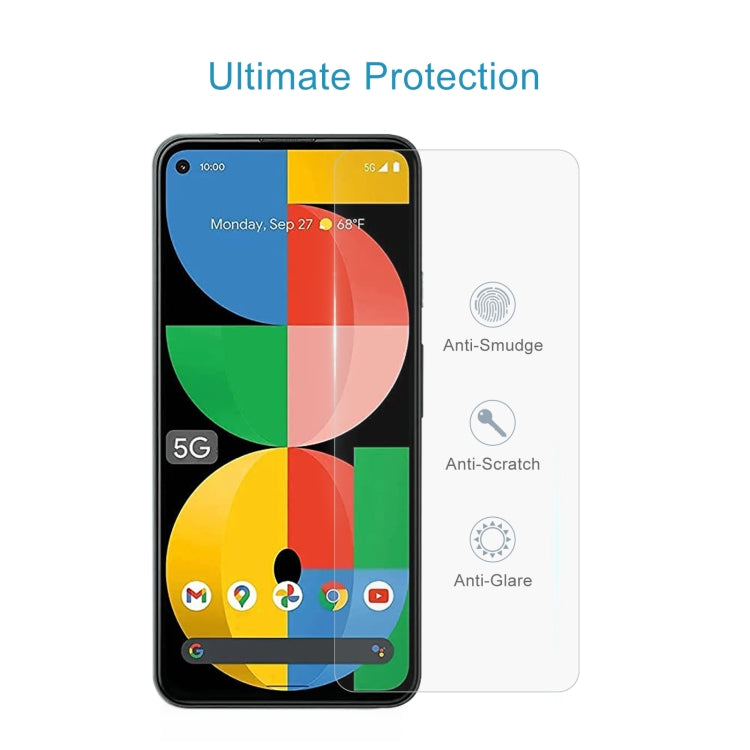 10 PCS 0.26mm 9H 2.5D Tempered Glass Film For Google Pixel 5a
