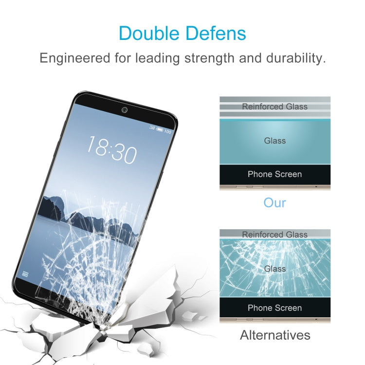 10 PCS 0.26mm 9H 2.5D Tempered Glass Film For Meizu M15
