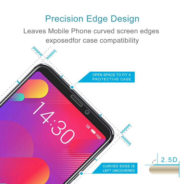 10 PCS 0.26mm 9H 2.5D Tempered Glass Film For Meizu V8 Pro