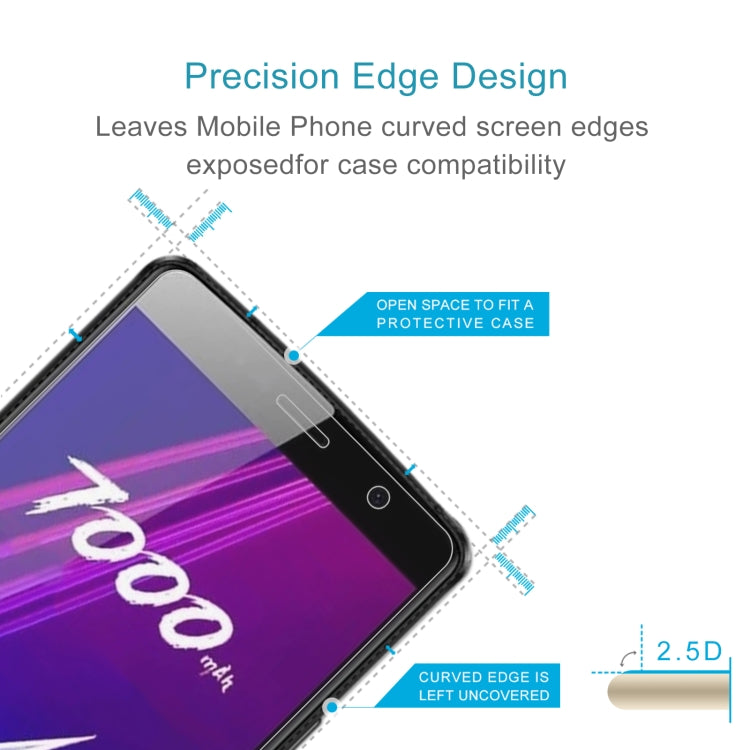 10 PCS 0.26mm 9H 2.5D Tempered Glass Film For Leagoo Power 5