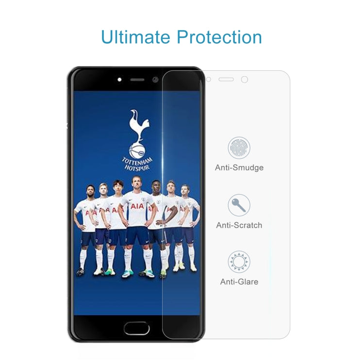 10 PCS 0.26mm 9H 2.5D Tempered Glass Film For Leagoo T5c