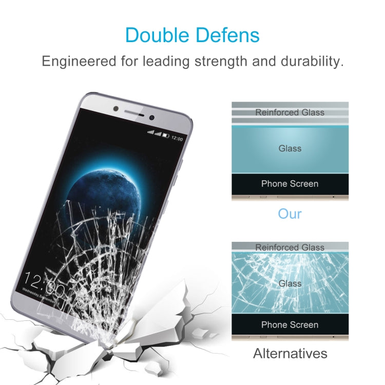 10 PCS 0.26mm 9H 2.5D Tempered Glass Film For Leagoo T8