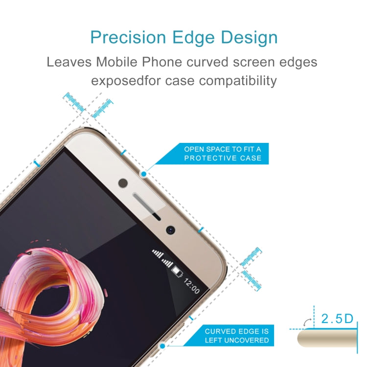 10 PCS 0.26mm 9H 2.5D Tempered Glass Film For Leagoo T8S