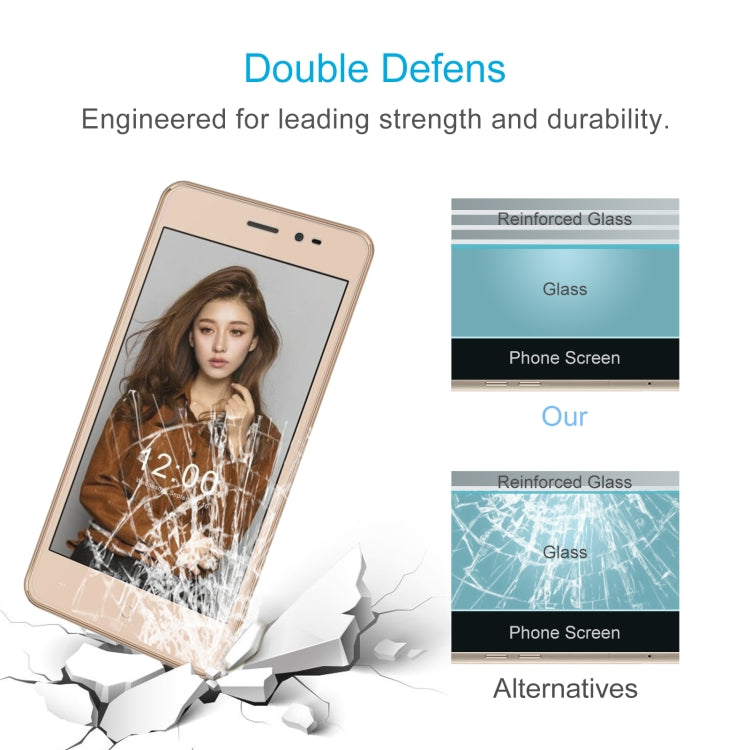 10 PCS 0.26mm 9H 2.5D Tempered Glass Film For Leagoo Z5 Lite