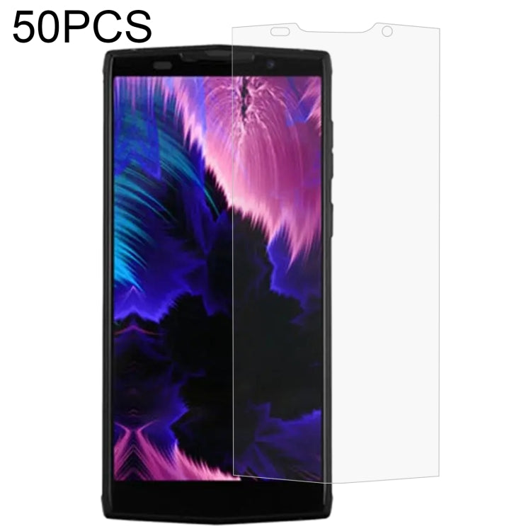 50 PCS 0.26mm 9H 2.5D Tempered Glass Film For Doogee BL9000