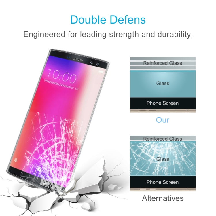 50 PCS 0.26mm 9H 2.5D Tempered Glass Film For Doogee BL12000 Pro